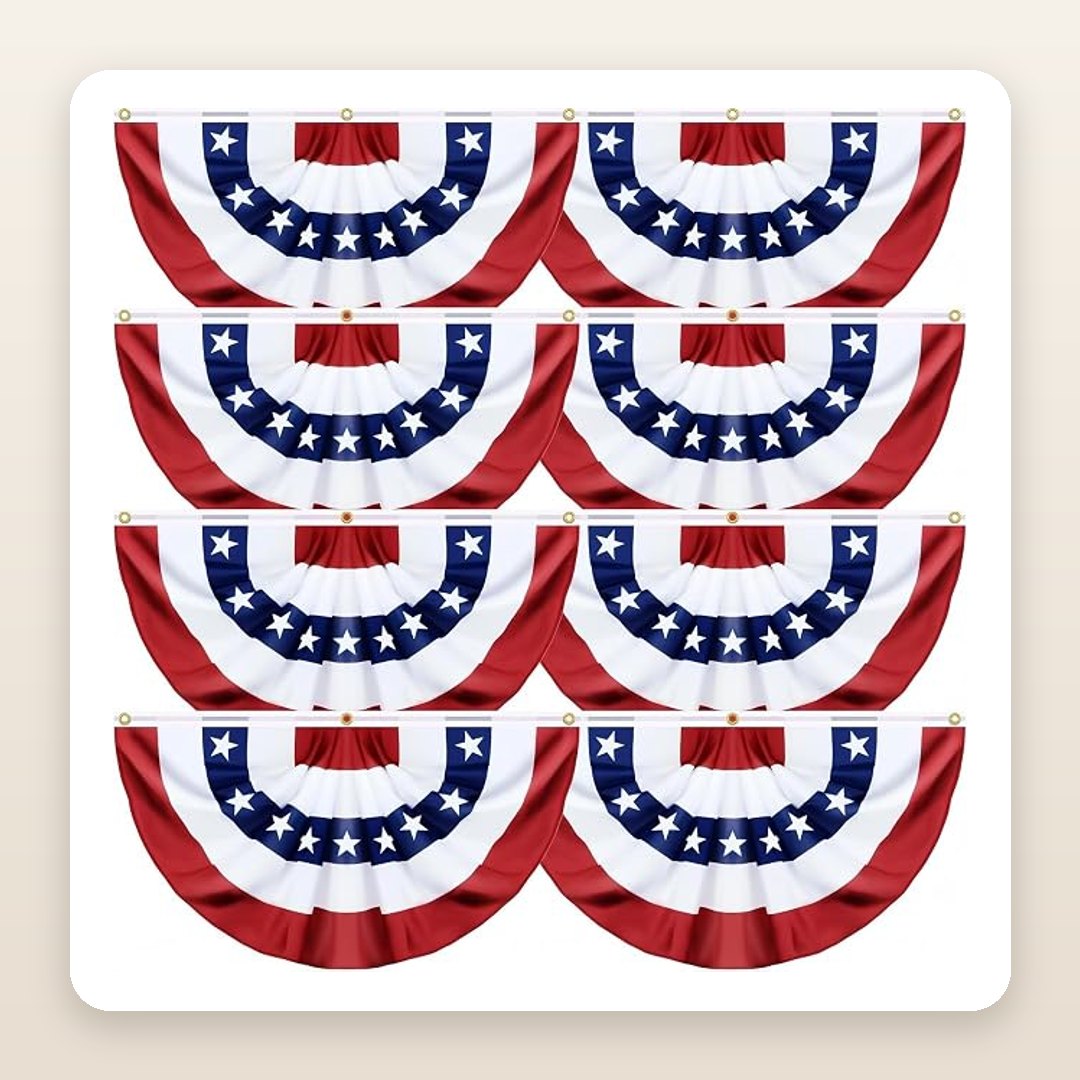 The Pleated Bunting Flags That Make Any Railing Festive