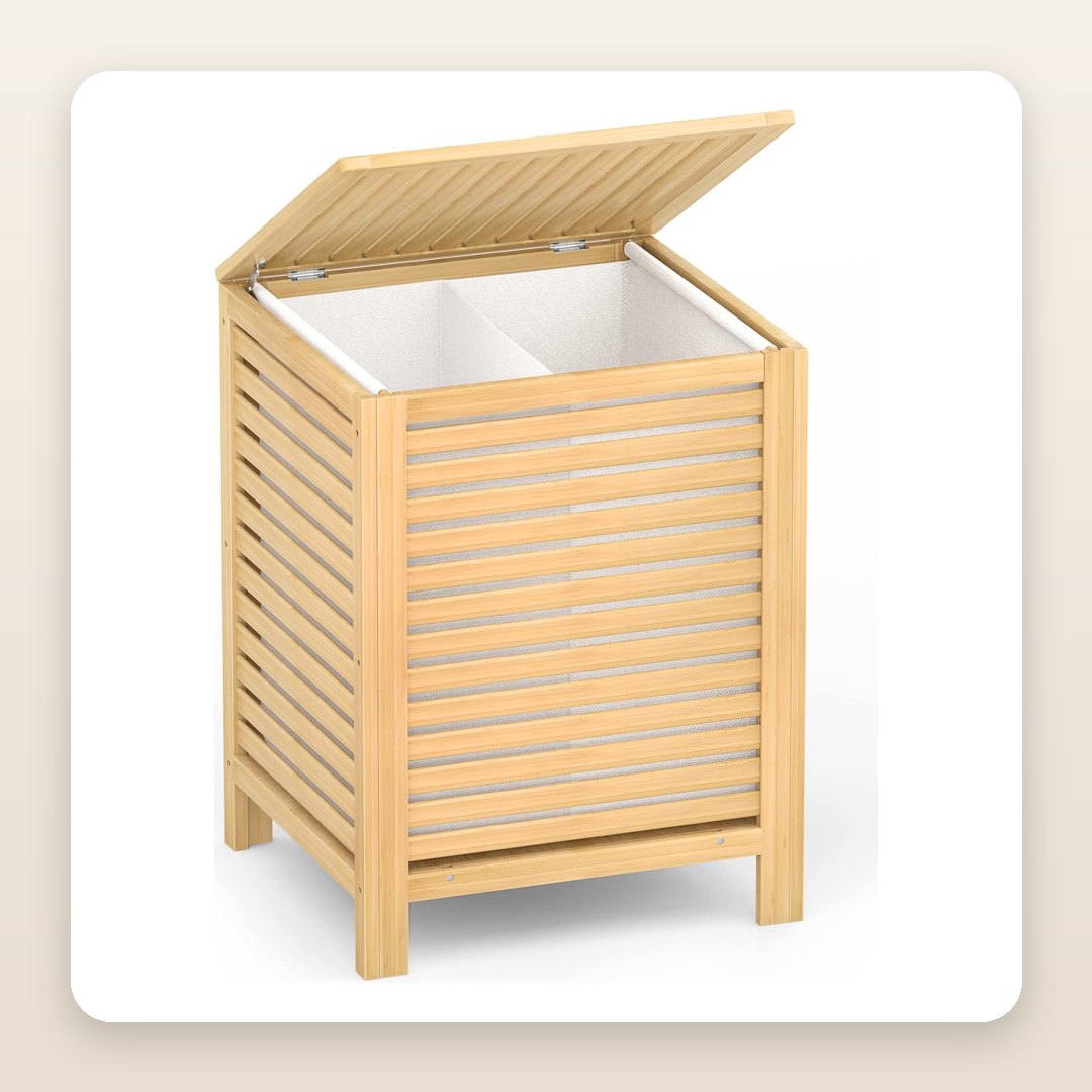 The Bamboo Hamper at the Heart of Every Dream Laundry Room