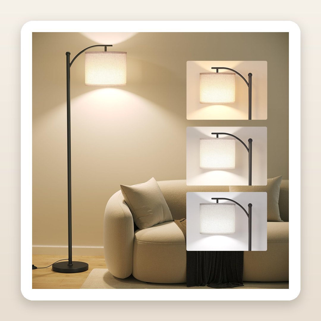 The Arc Floor Lamp That Gives Any Living Room Quiet Glam