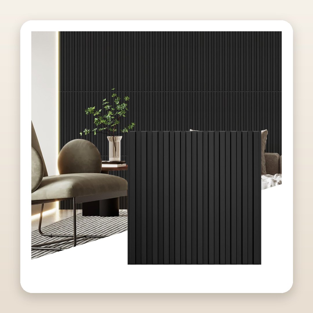 Black Accent Walls: The Fluted Panels That Cover 32 Square Feet in One Afternoon