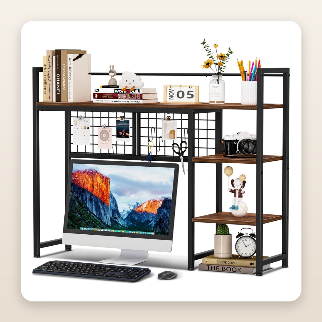 The Desk Hutch Behind Every 'Classy Cubicle' and Dorm Desk Pin Right Now