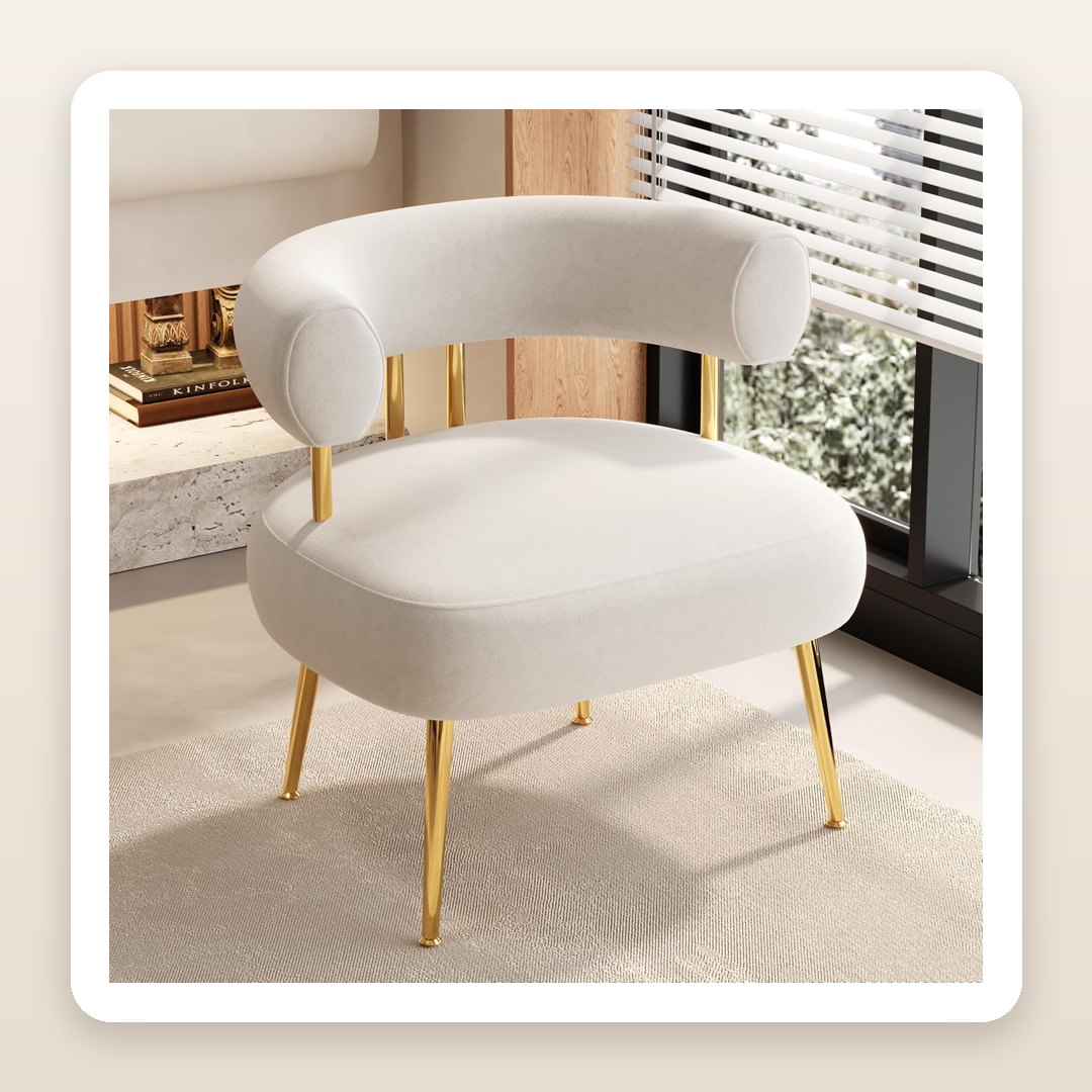 The Boucle Barrel Chair That Turns a Small Corner Into a Cozy Reading Nook