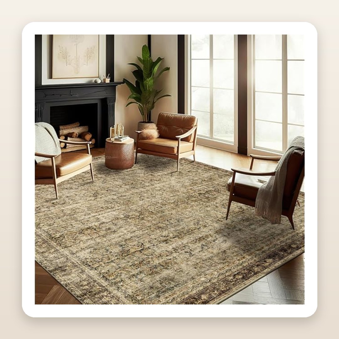 The Vintage 8x10 Washable Rug 8,000+ Living Rooms Trust