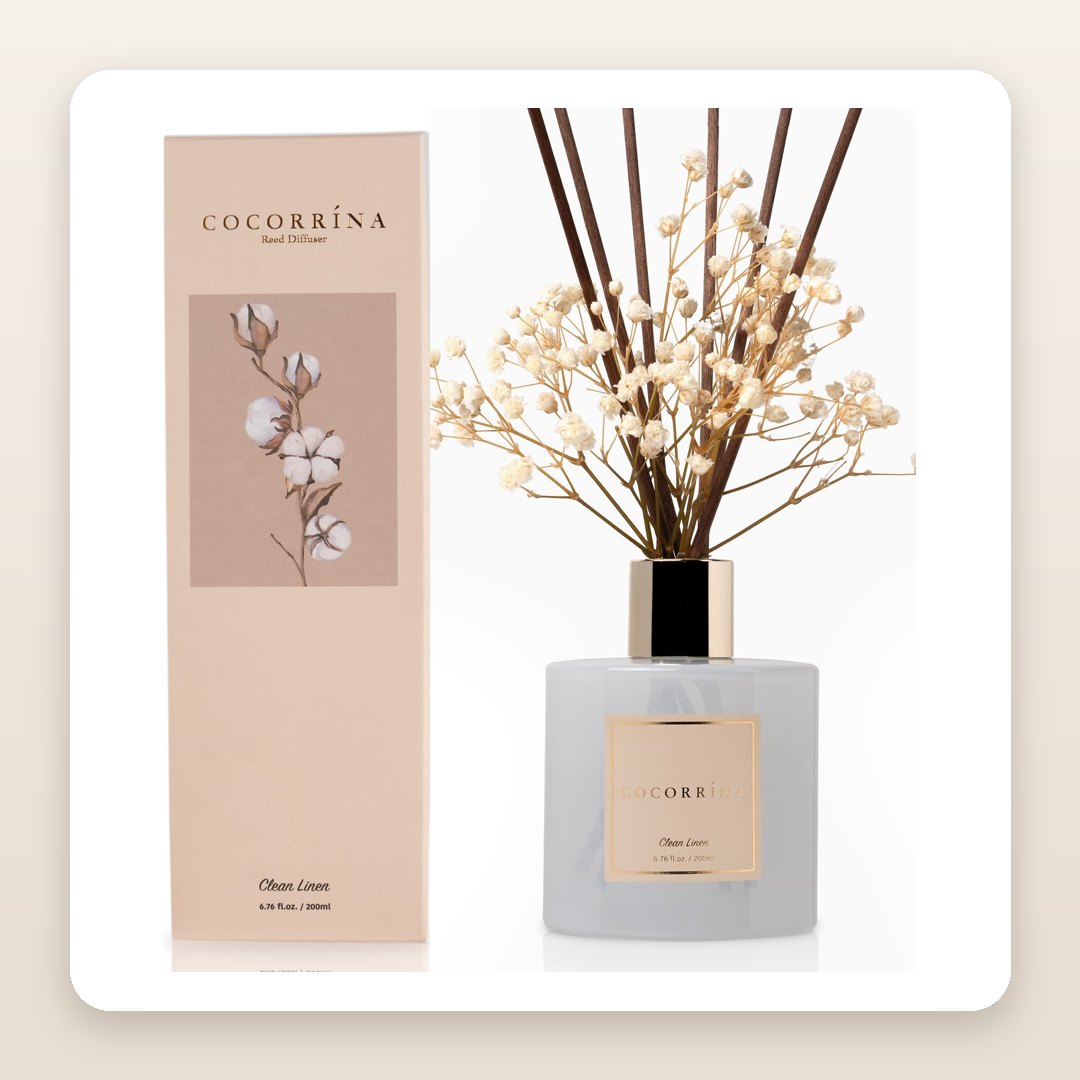 The Clean Linen Reed Diffuser That Makes a Room Smell Expensive