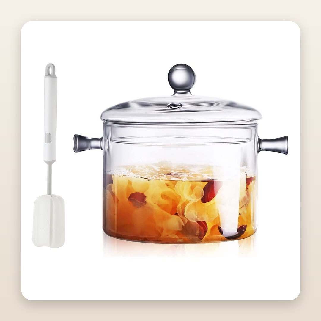 Fall Simmer Pot: The Clear Glass Pot That Lets You See the Oranges and Cinnamon