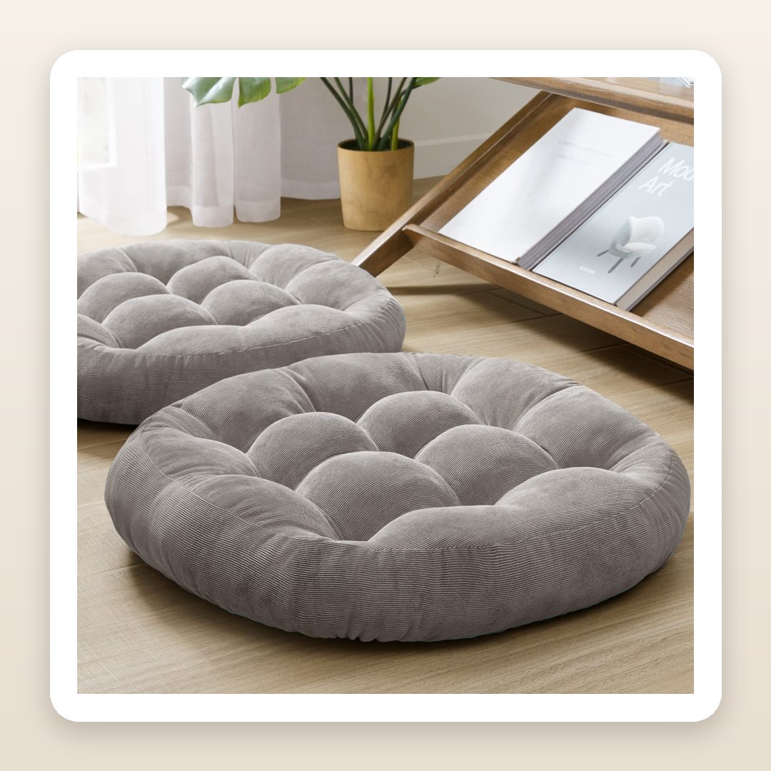 Two Floor Pillows and Any Window Becomes a Reading Nook
