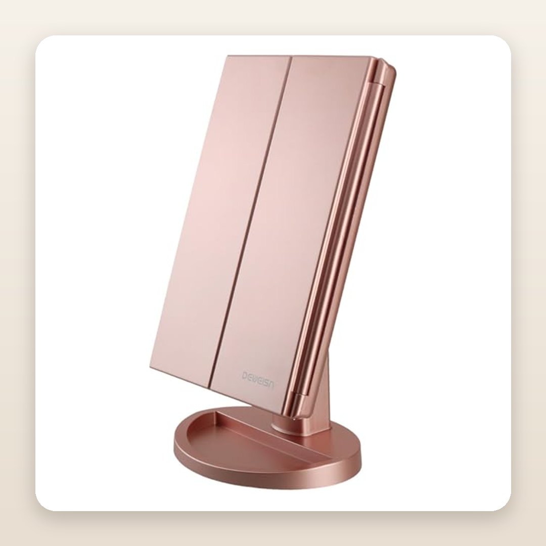 The Tri-Fold Lighted Vanity Mirror 33,000+ Reviewers Love