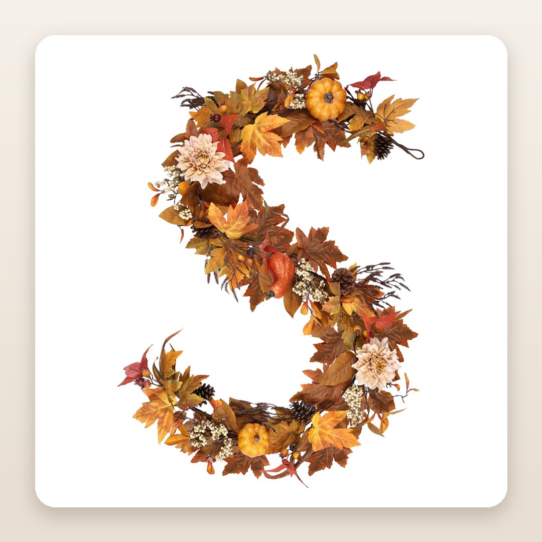 Fall Mantle Decor Ideas: The 6-Foot Garland That Dresses a Whole Mantel