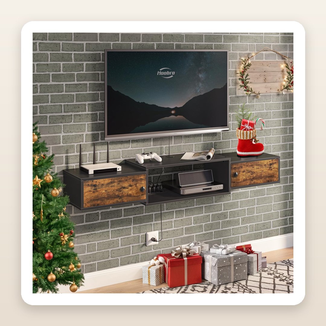 Black Accent Walls: The Floating Console That Makes a Black TV Wall Look Built-In