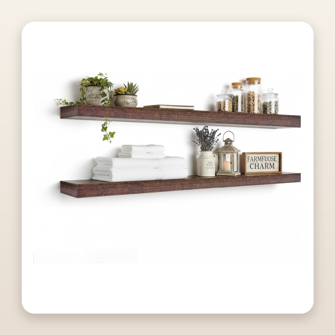 Floating Shelves That Unlock Small Apartment Living Room Style