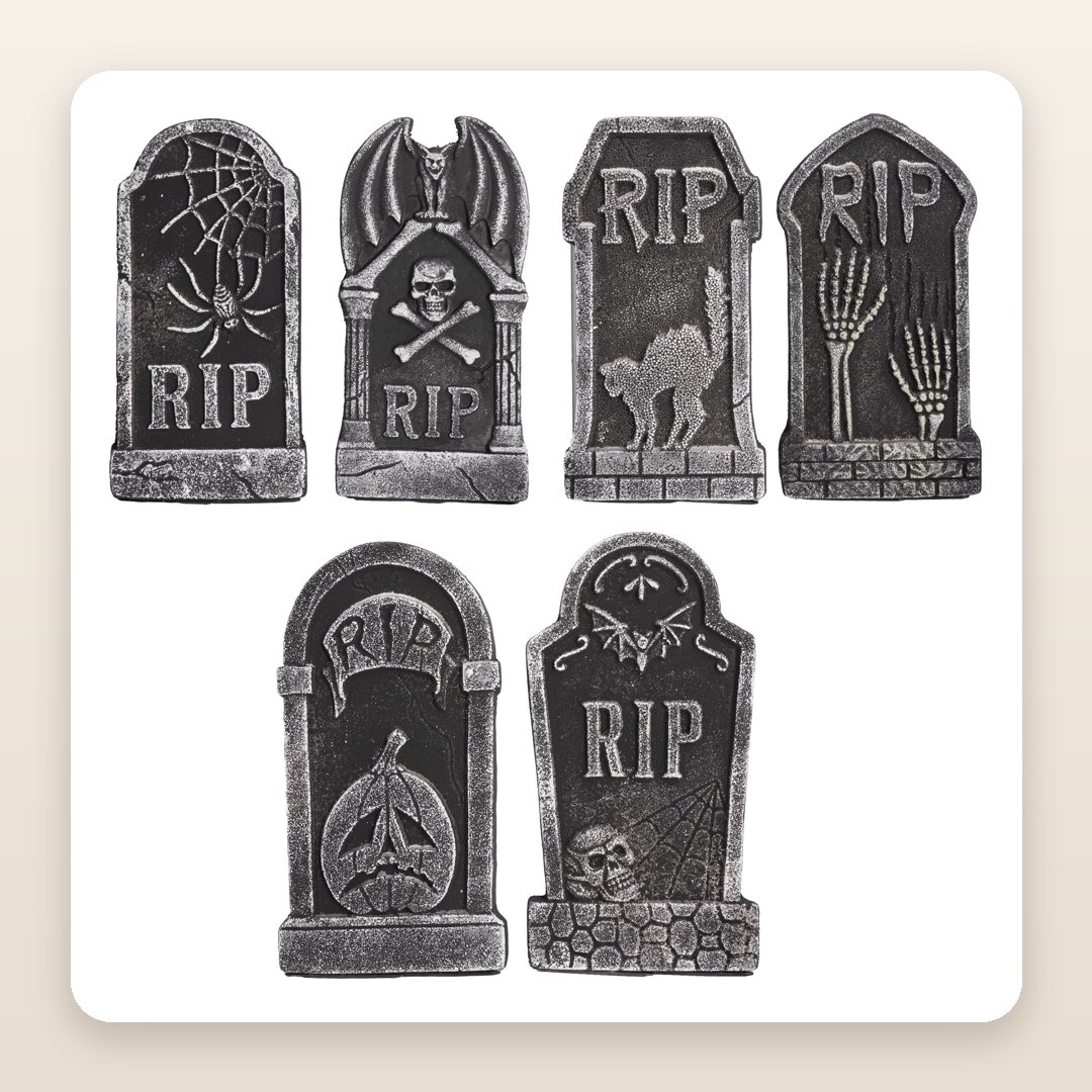Backyard Halloween Party Ideas: The 6 Foam Tombstones That Turn a Lawn Into a Graveyard