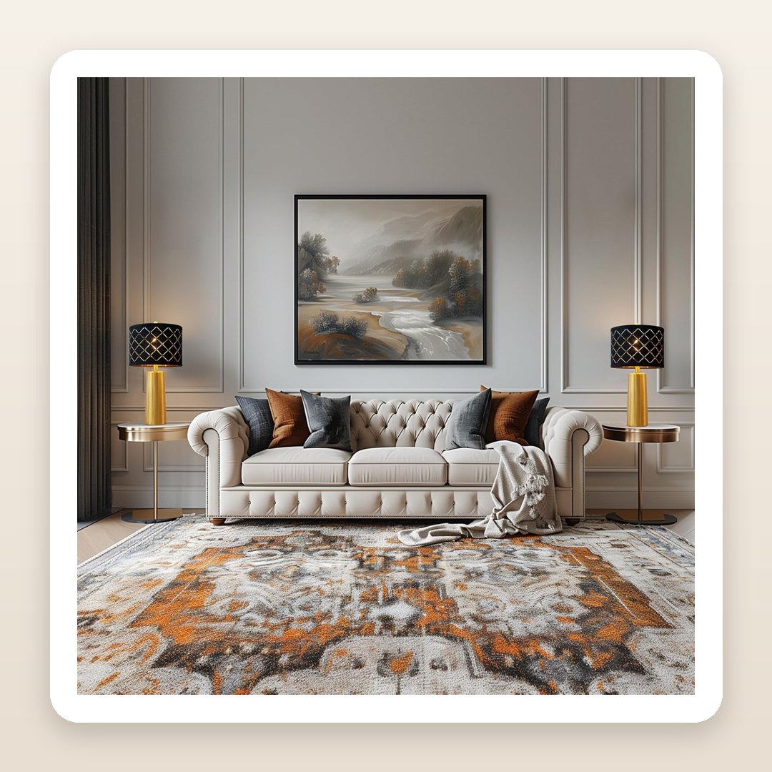 The Pair of Gold Lamps That Make a Living Room Look Quietly Expensive