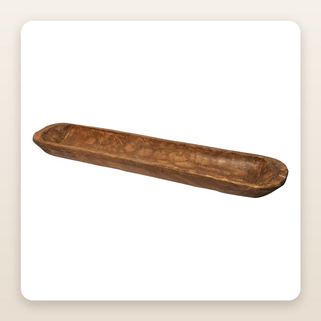 Fall Dough Bowl Ideas: The 30-Inch Carved Oak Bowl That Fills a Whole Table