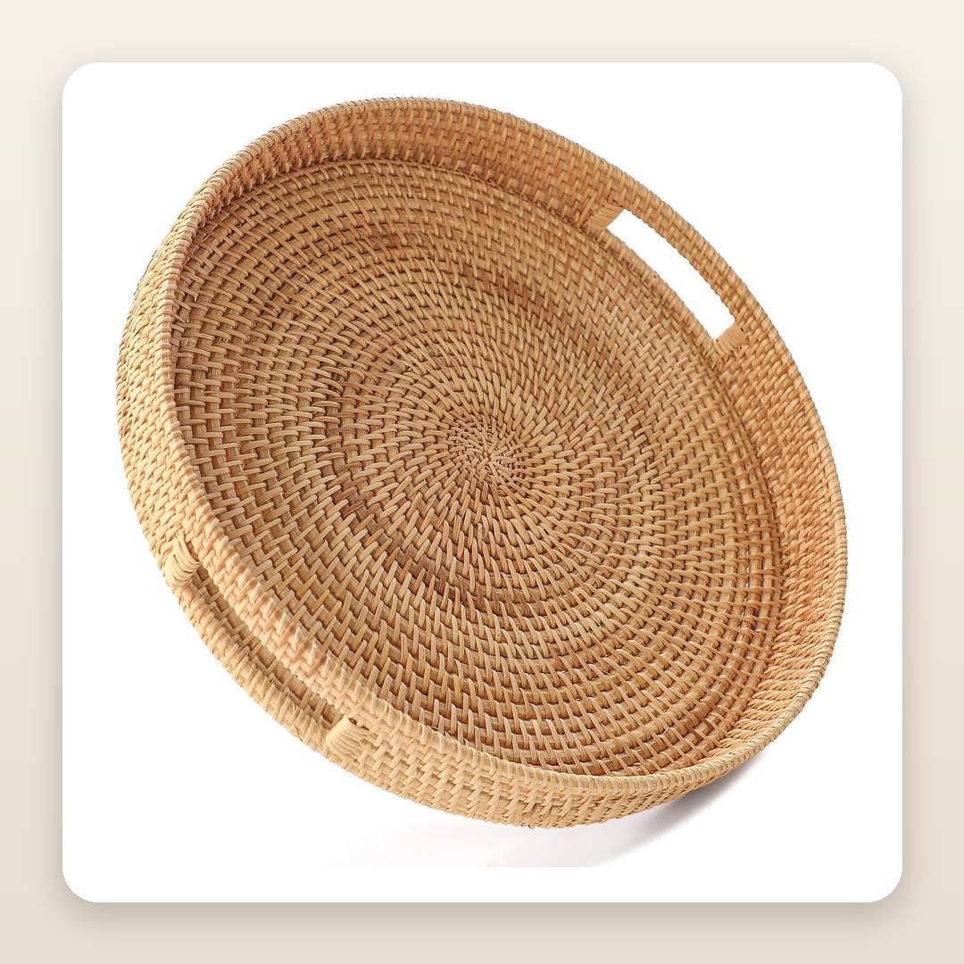 Fall Coffee Table Decor: The Rattan Tray That Makes Clutter Look Deliberate
