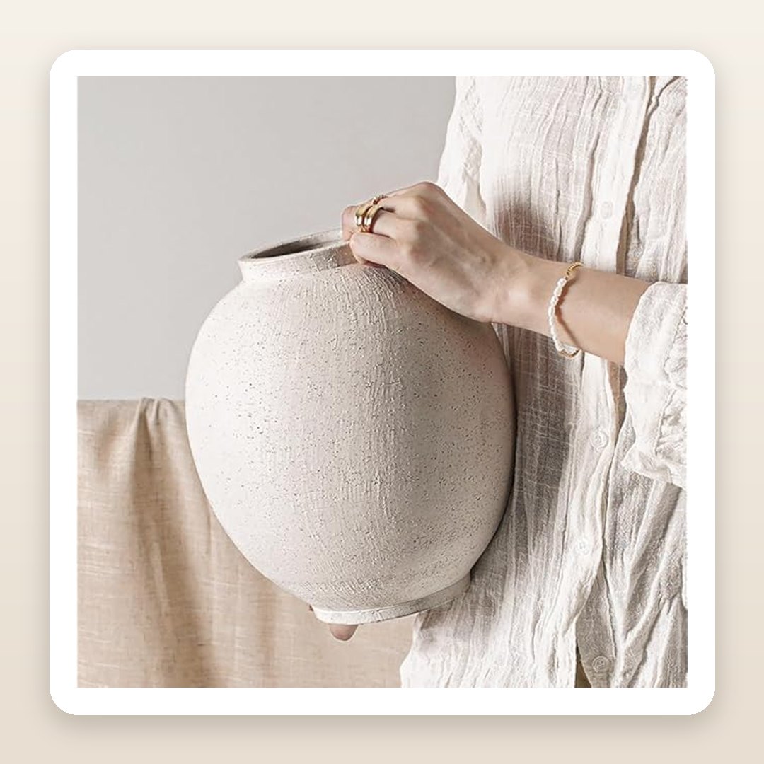 The Large White Ceramic Vase Built for a Statement Branch