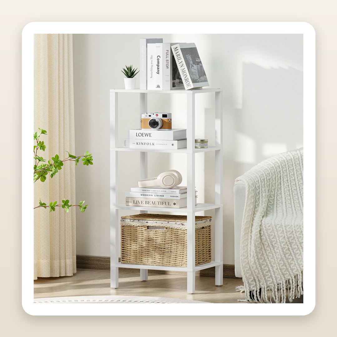 The 10-Inch-Deep Bookshelf That Fits Where Dorm Furniture Can't