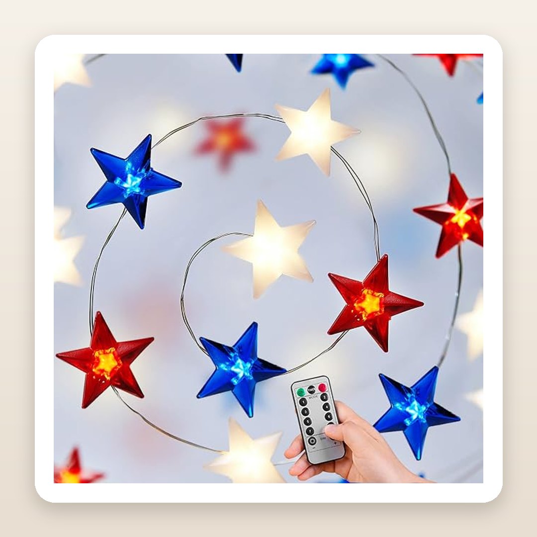 The Patriotic Fairy Lights That Set the 4th of July Mood