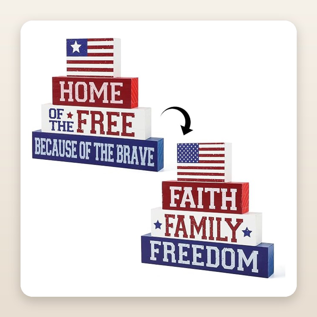 The Patriotic Table Signs Your 4th of July Needs