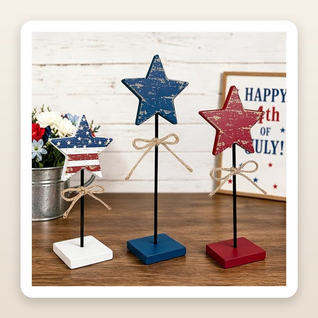 The Patriotic Star Decor Your 4th of July Needs