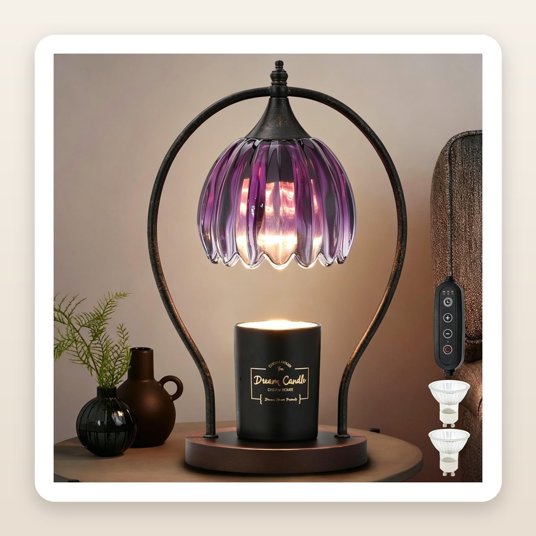 The Candle Warmer Lamp Behind Every Moody Romantic Bedroom on Pinterest