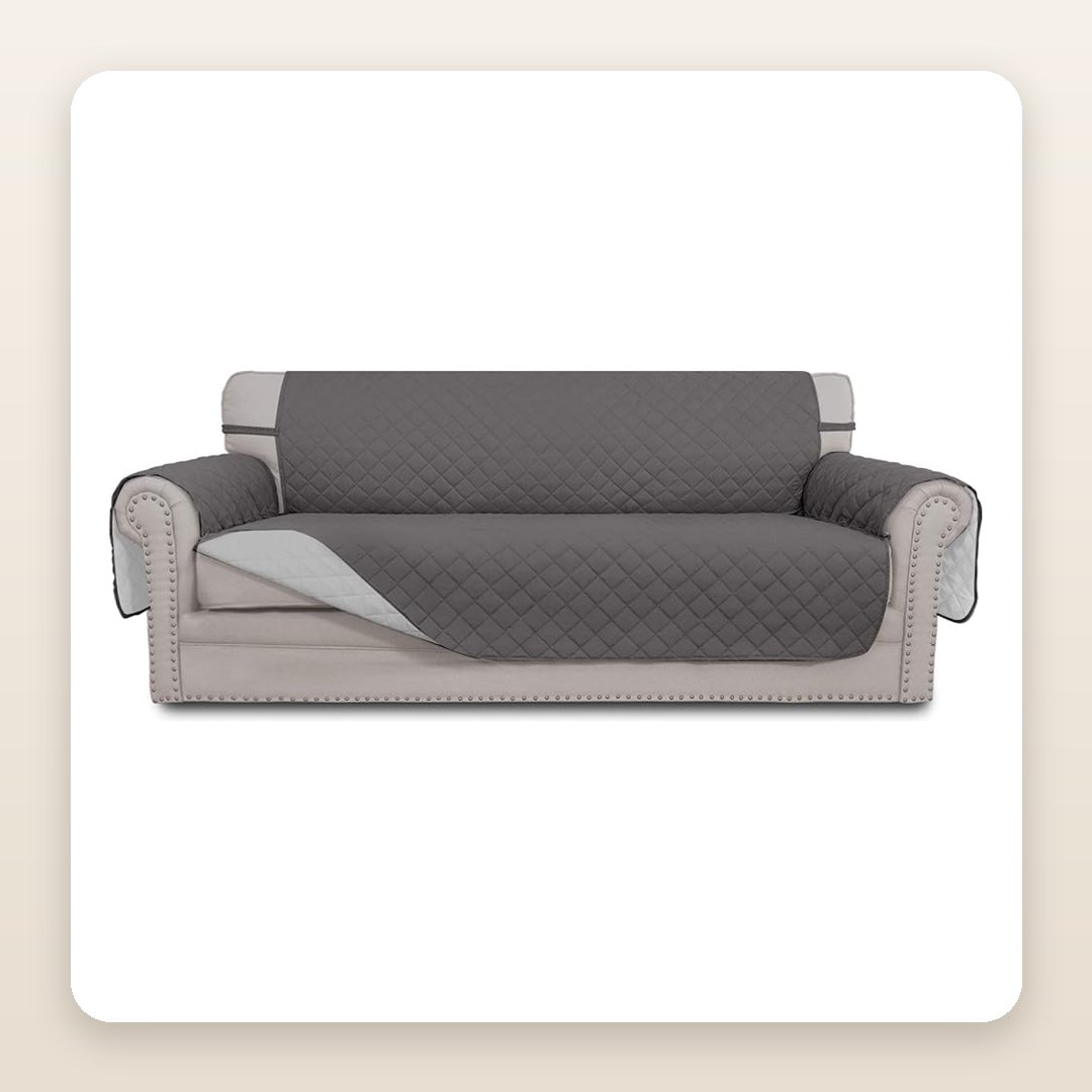 Reversible Sofa Slipcover | Instant Cozy Living-Room Refresh