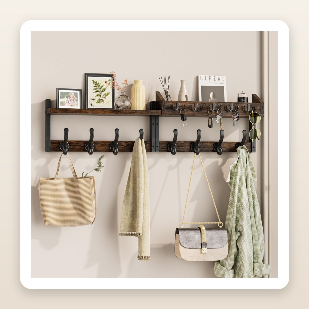 Entryway Wall Decor Ideas: The 35-Inch Rack That Replaces a Whole Hall Closet