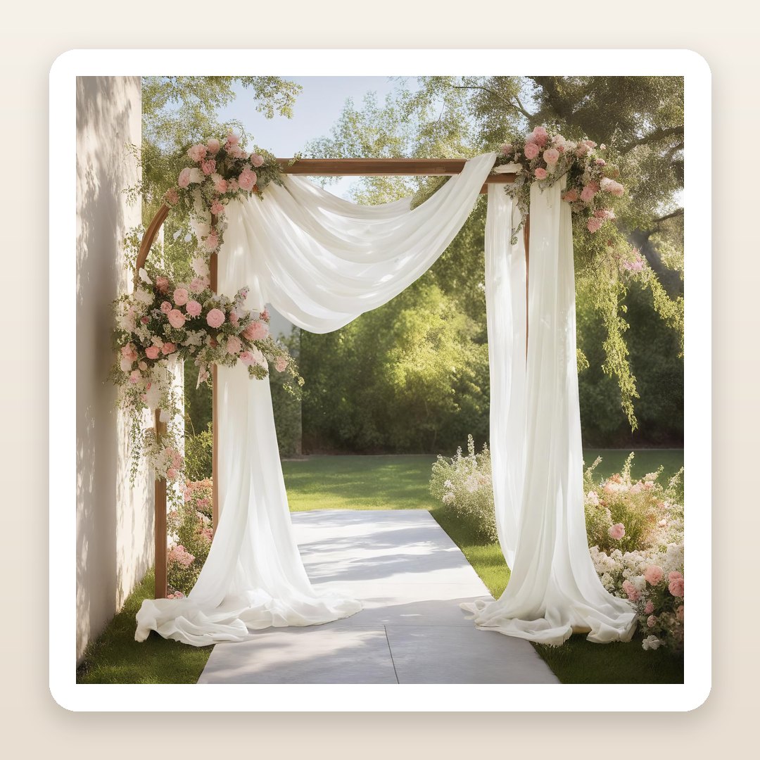Fabric Ceiling: The 20-Foot Sheer Ivory Drape That Turns a Bedroom Ceiling Into a Soft Canopy