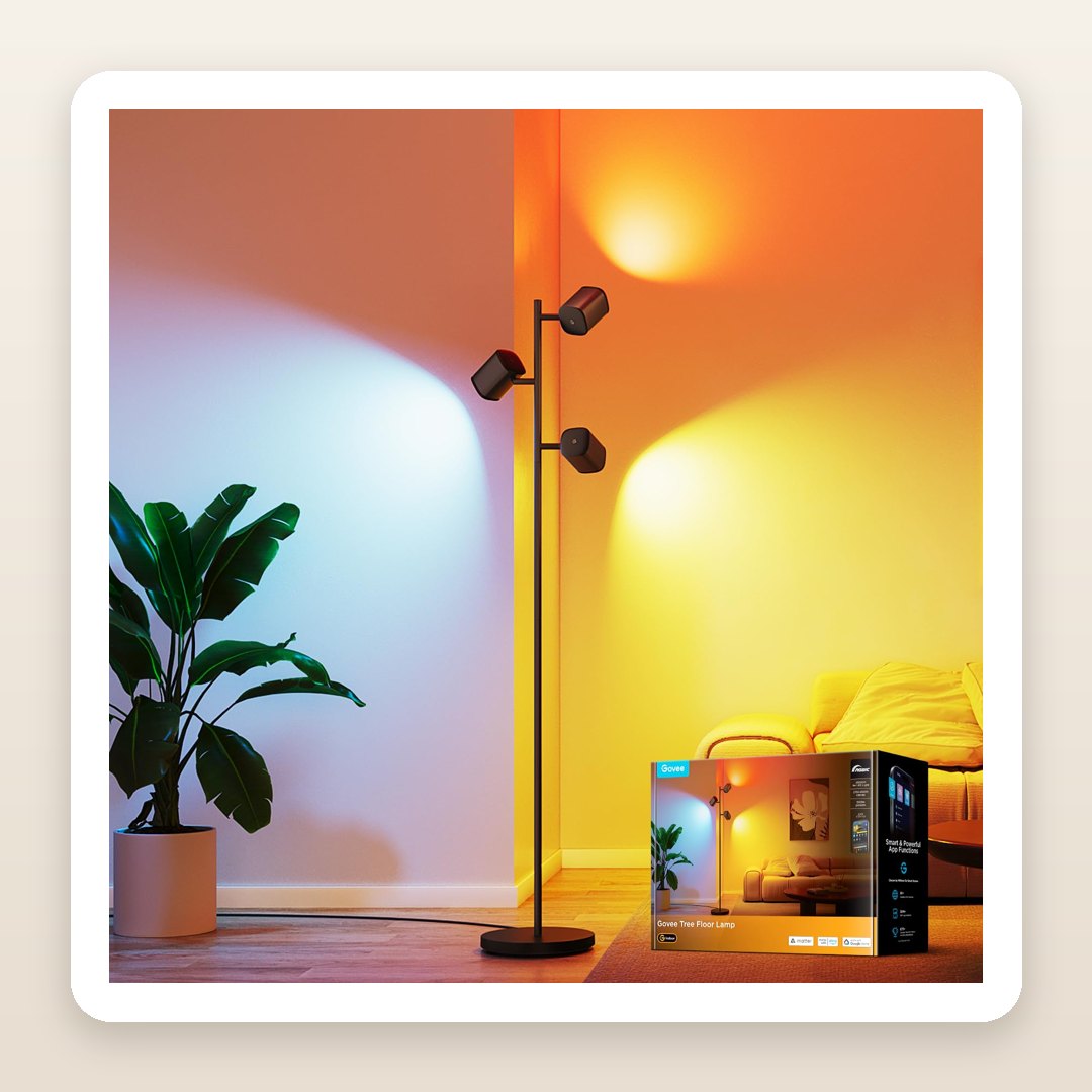 The Tree Floor Lamp With 3 Lights That Makes a Small Apartment Feel Designed