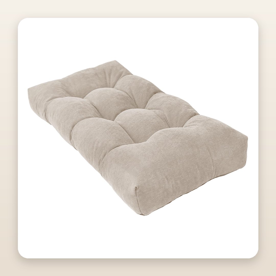 The Tufted Cushion That Turns Any Window Into a Reading Nook