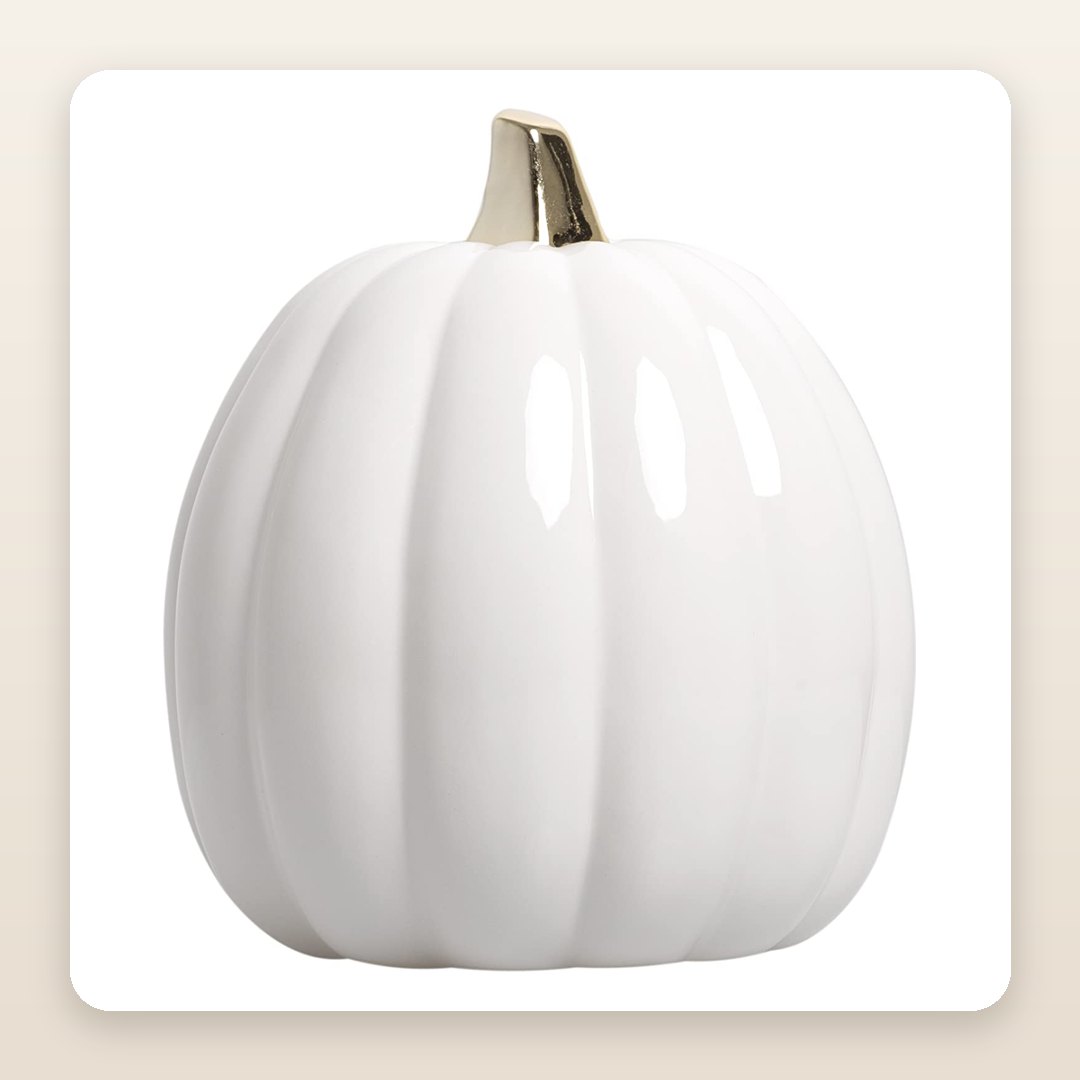Ceramic Pumpkin, Autumn Mantle: The One Object That Dates a Whole Room to October