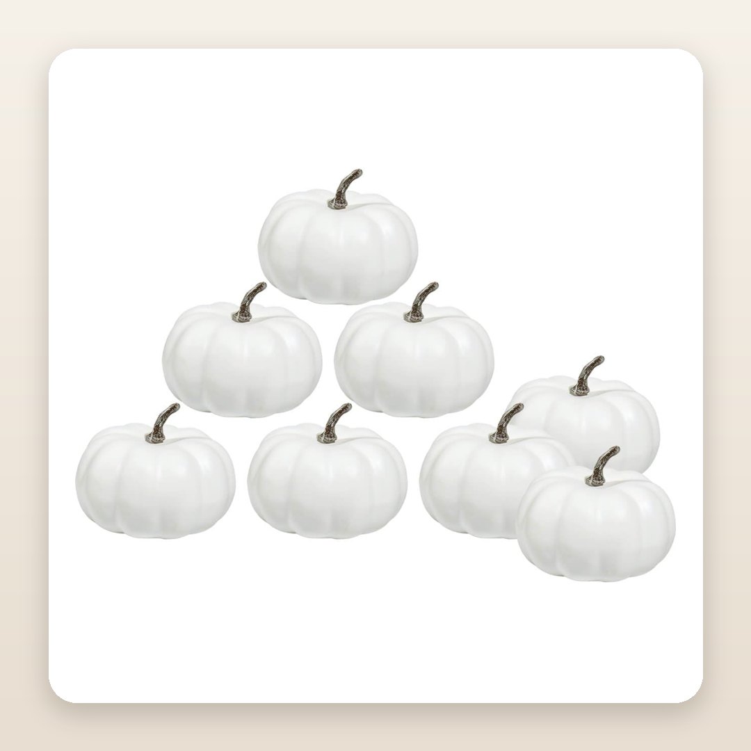 Paint Pumpkins: The 8 White Foam Pumpkins Ready for Any Color You Pick
