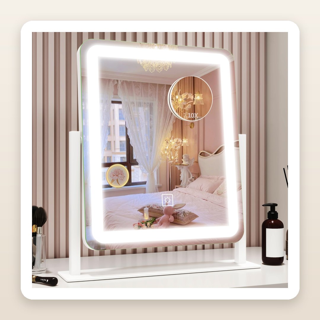 The Glow Mirror Behind Every Cute Vanity You Keep Saving