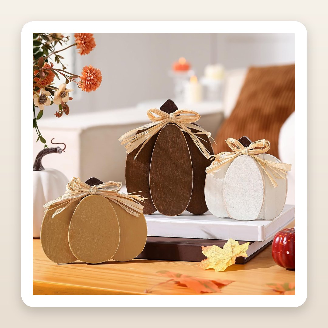 Fall Stacking Pumpkins: The Wood Trio That Beats the Dollar Tree Glue-Gun Version