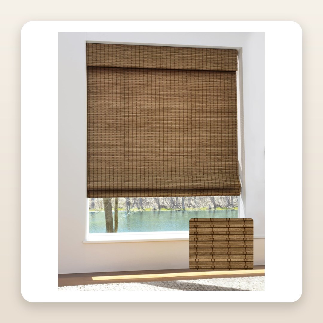 Fall Decor: The Woven Bamboo Shade That Warms Up a Cold White Window