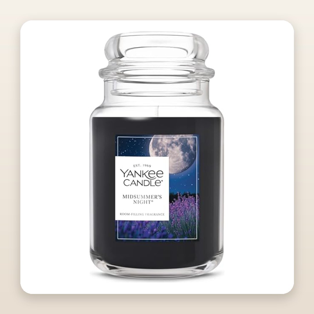 Yankee Candle Mid Summer's Night for Cozy Evening Ambiance