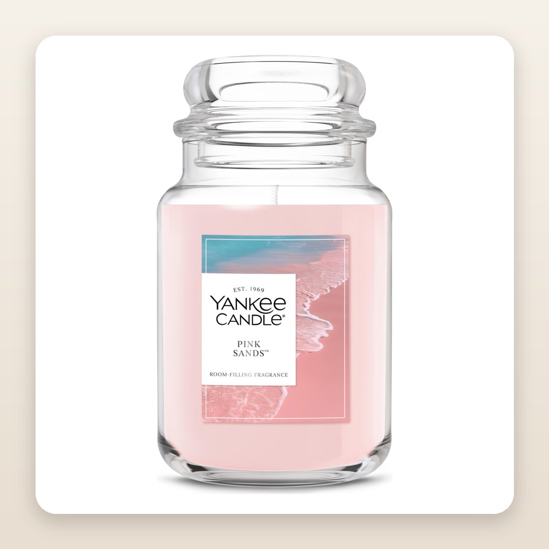 The Yankee Pink Sands Jar That Makes the Whole House Smell Like Summer